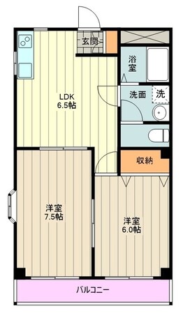 メゾンソレイユの物件間取画像